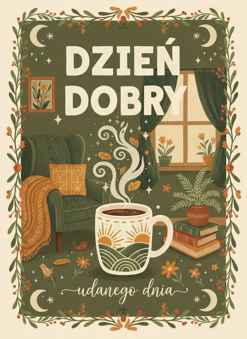 piękne kartki na dzień dobry