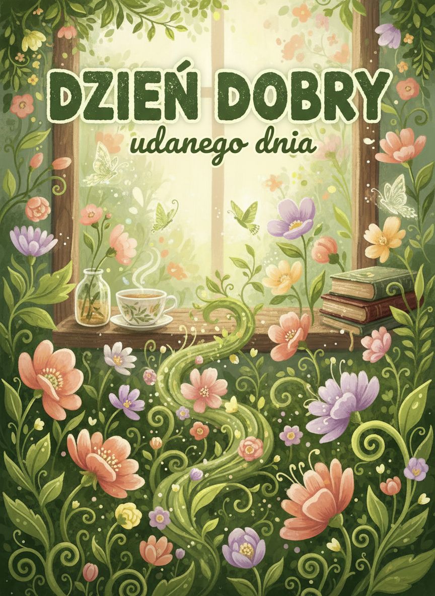 piękne kartki na dzień dobry