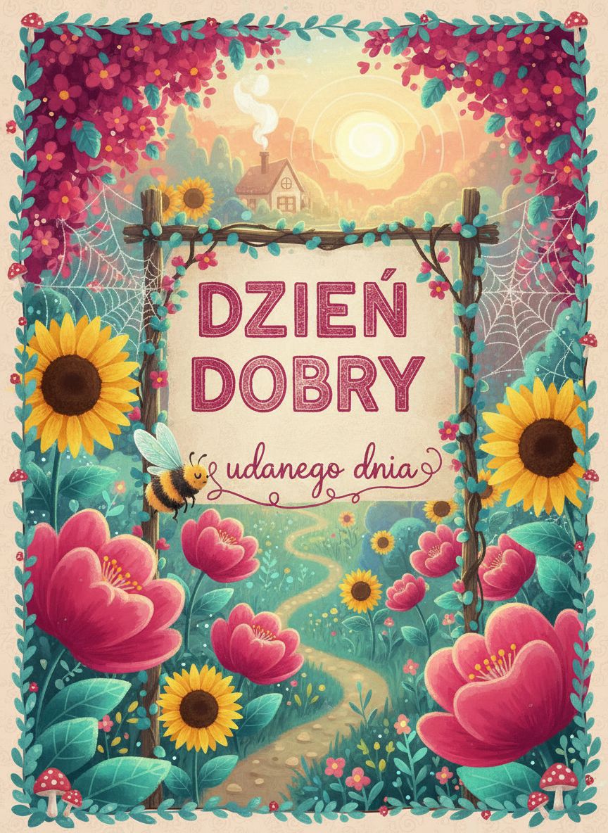 piękne kartki na dzień dobry
