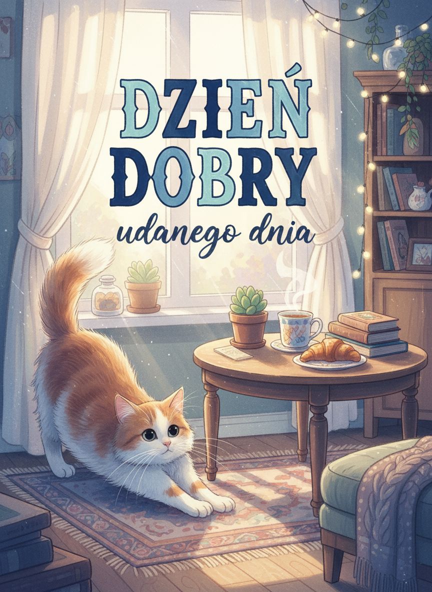 piękne kartki na dzień dobry