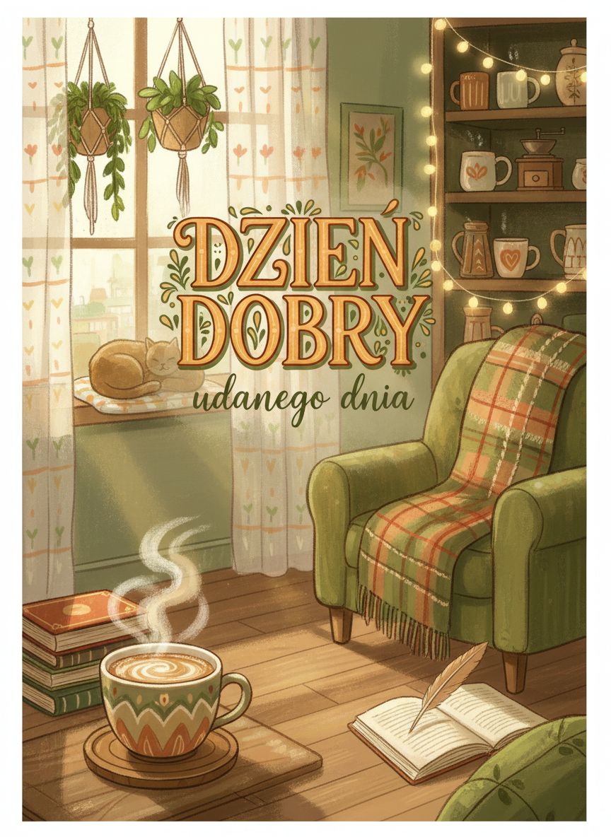 piękne kartki na dzień dobry