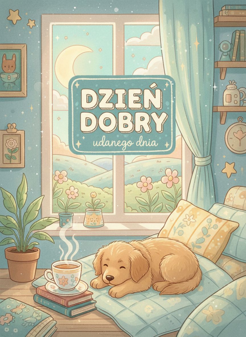 piękne kartki na dzień dobry