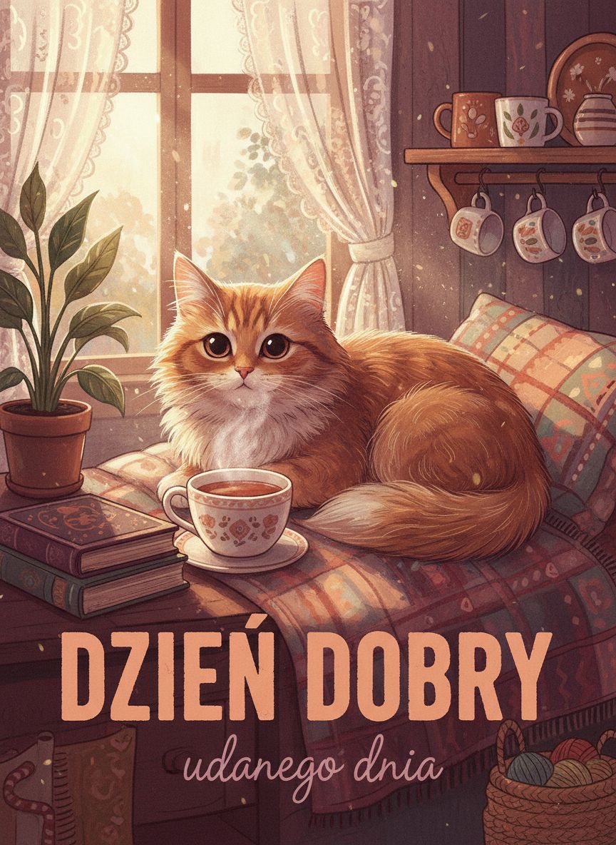 piękne kartki na dzień dobry