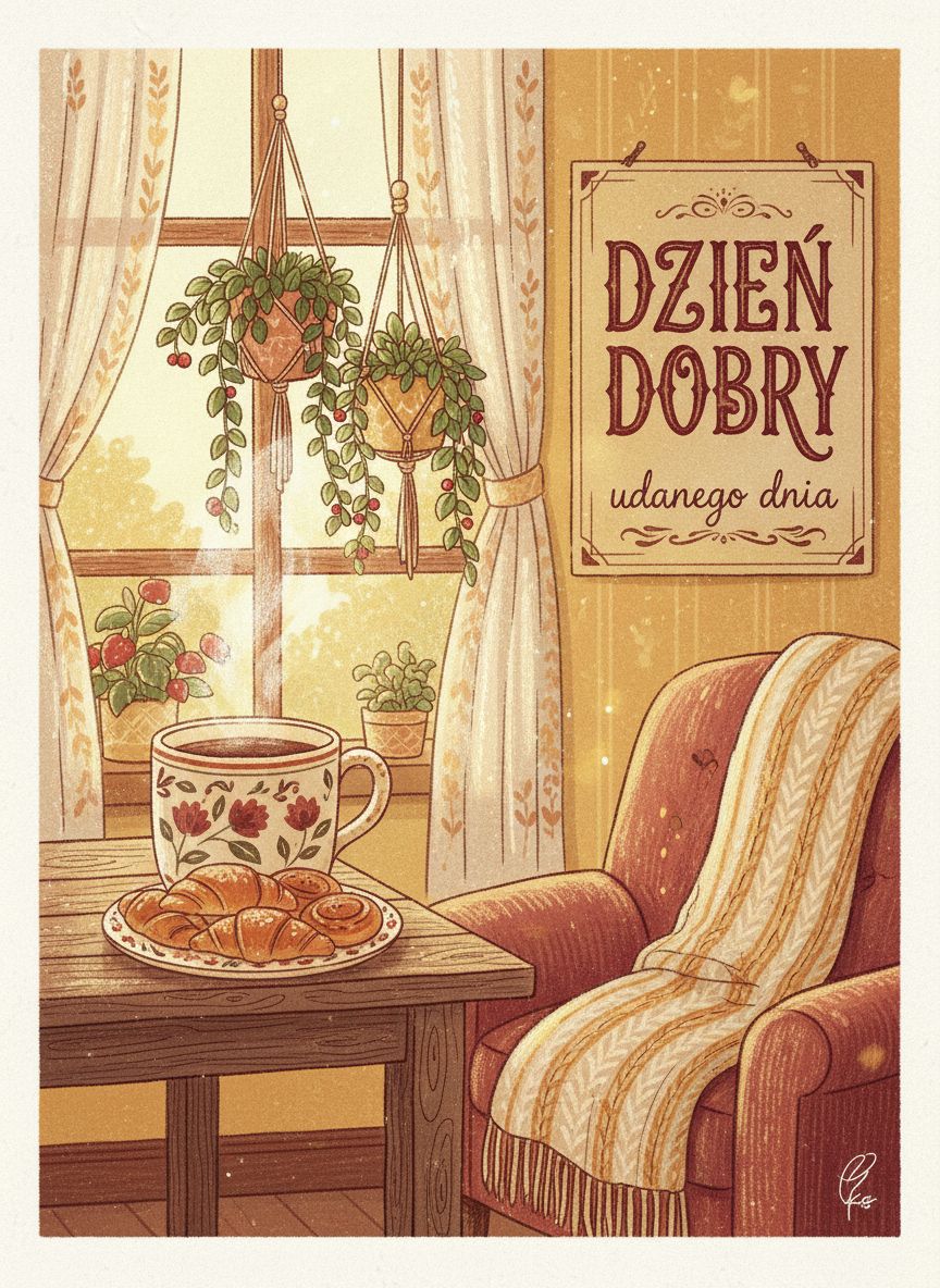 piękne kartki na dzień dobry
