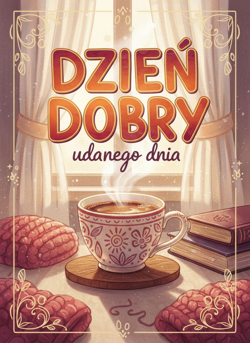 piękne kartki na dzień dobry