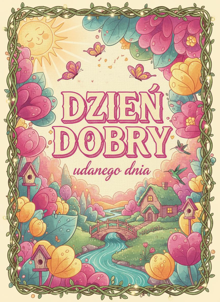 piękne kartki na dzień dobry