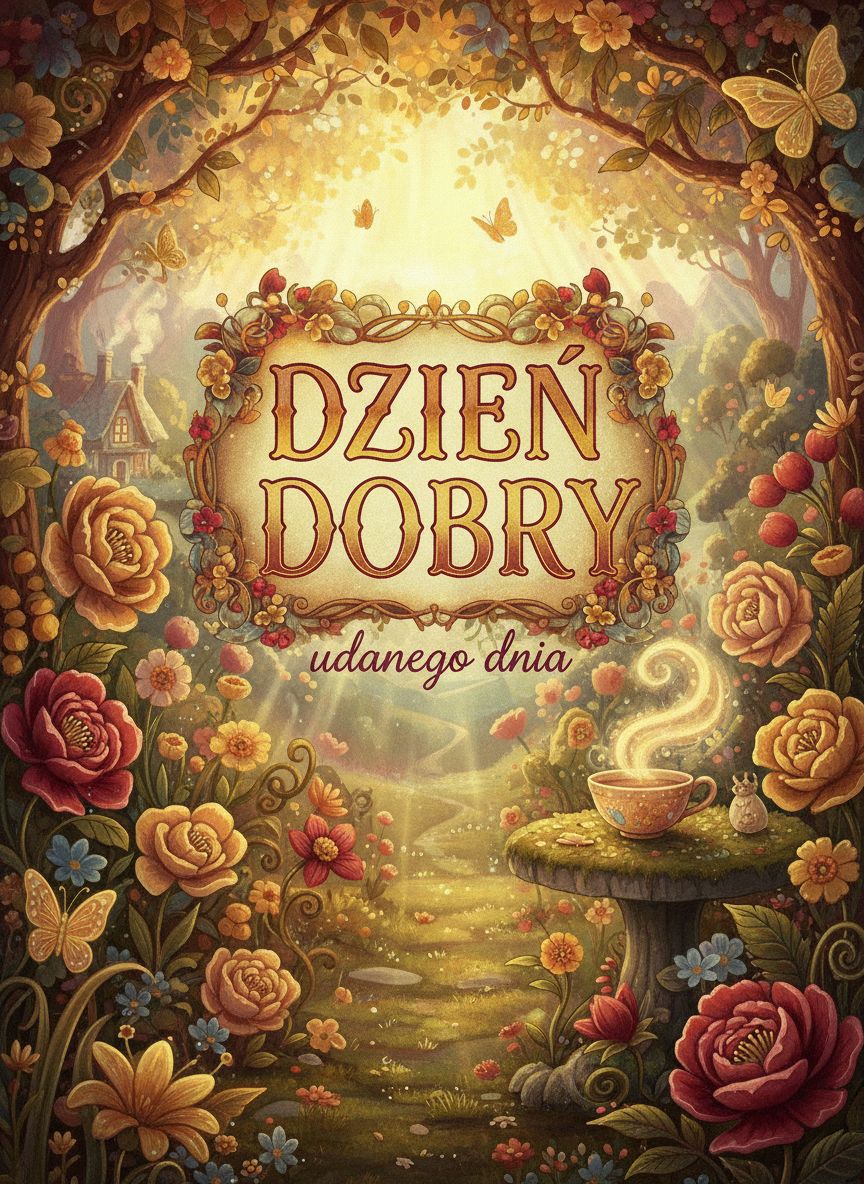 piękne kartki na dzień dobry