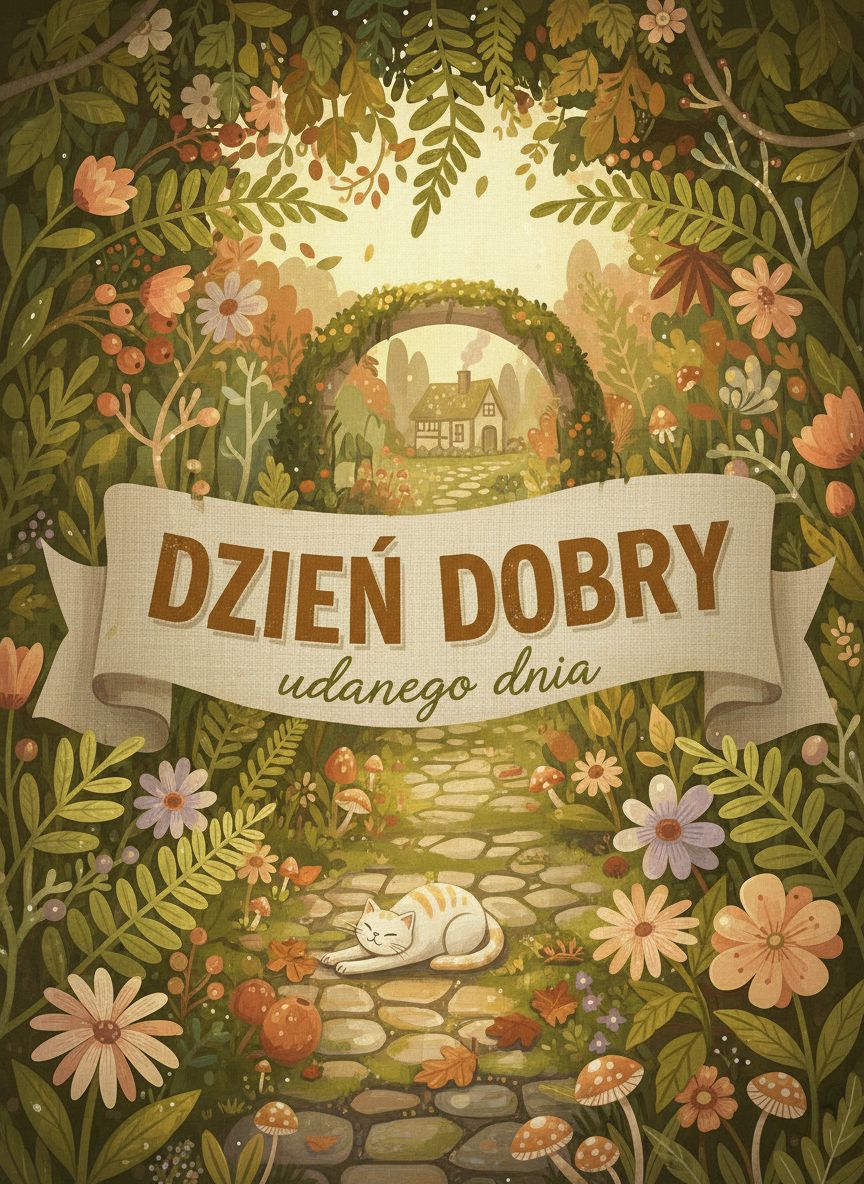 piękne kartki na dzień dobry