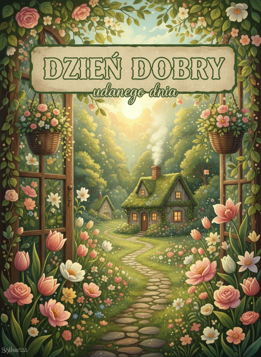piękne kartki na dzień dobry