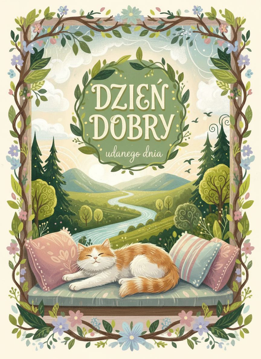 piękne kartki na dzień dobry