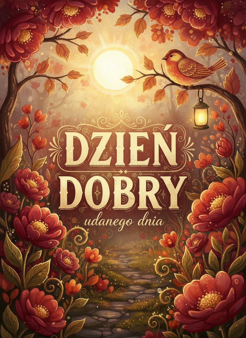 piękne kartki na dzień dobry